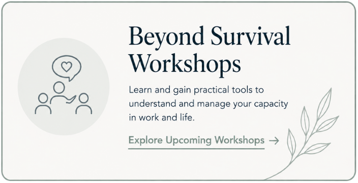 Beyond Survival Workshops Journey Card no background